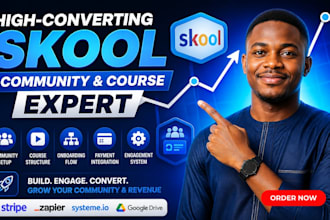 skool community, setup skool, skool online course, online community manager