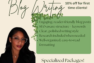 write engaging blogs and articles