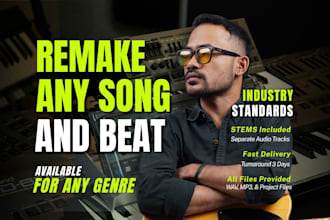 recreate and remake exclusive song or beat avoid copyright