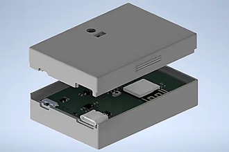 create custom 3d printable pcb enclosure and housing