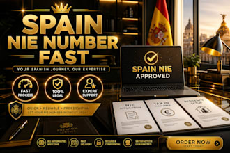 get your spain nie number fast for non residents with full tax support