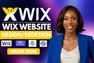 do wix website redesign, wix website design, redesign wix website, wix we