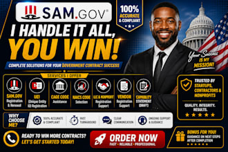 do sam gov registration uei cage code llc nonprofit setup