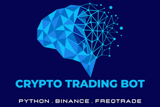 build a crypto trading bot in python with binance API and freqtrade