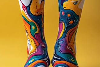 do socks design for clothing, merch, accessories