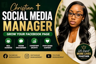 manage christian facebook page, church or ministry social media pages for growth