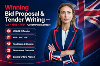 write winning bid proposal UK tender healthcare rfp rfq government contract