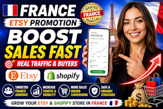 do france etsy shop promotion, france shopify marketing, ecommerce marketing
