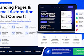design swipe pages landingi shortstack convertflow typedream email automation