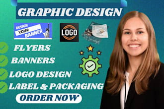 create professional graphic design, logo design, flyer design, and banner