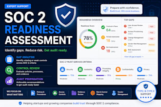perform soc 2 readiness assessment and gap analysis