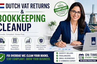 handle overdue dutch vat returns and accurate bookkeeping cleanup