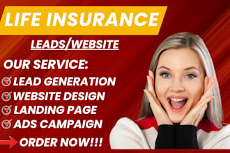 life insurance leads iul insurance leads life insurance website landing page