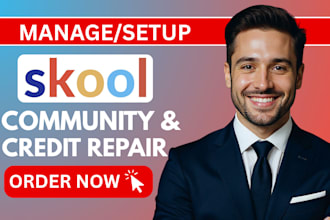 setup skool online course community do skool credit repair and skool membership