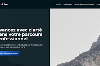 build a modern responsive landing page