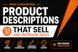 write product descriptions for your ecommerce store