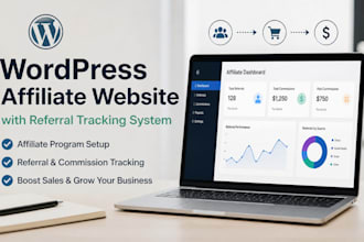 build a wordpress affiliate marketing website with referral tracking system