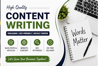 create engaging SEO articles and website content