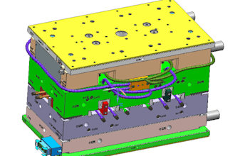 do 3d mold drawing in ug and 2d mold drawing in autocad