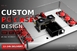 design a custom sff or atx PC case in fusion 360 cad