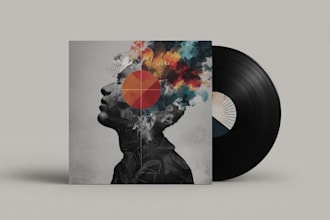 design professional mixtape and album cover art for spotify