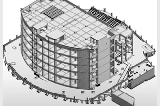 do 3d architectural revit bim model