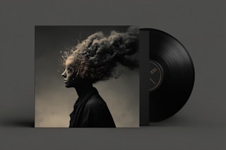 design a professional hip hop, rap album cover or single artwork