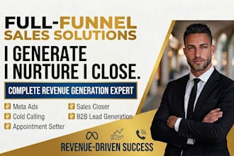 sales representative high ticket sales lead generation b2b sale closer
