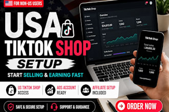 create USA tik tok shop tiktok shop setup tiktok ads account tiktok affliate