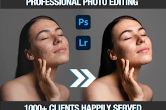 do highend photoshop editing and more