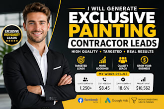 generate exclusive painting contractor leads, house painting leads for business