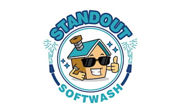 make clean fresh logo for outside the box pressure washing