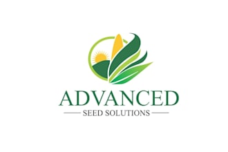 design agriculture corn farm based company logo