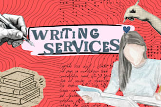 edit and or help in writing your works such as books