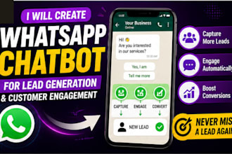 create whatsapp chatbot for lead generation and customer engagement