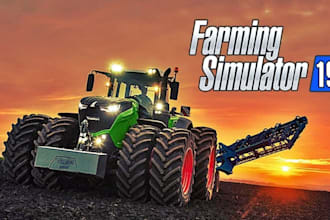 create custom farming simulator maps and tractor for farming