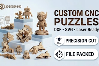 print ready stl files for toy, puzzle toys, wooden toys, 3d printable figures