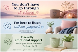 friendly conversation and emotional support anytime