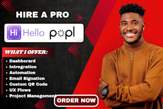 setup popl, hihello digital business card, nfc card and virtual profile