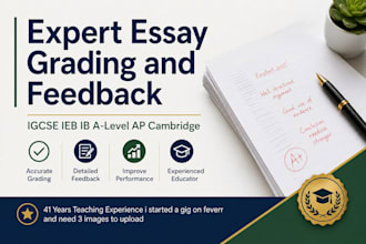 grade and give expert feedback on your igcse ieb ib a level ap eng essays