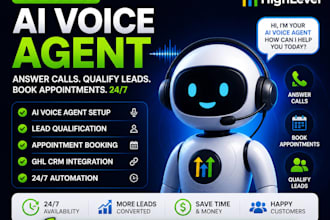 create a ghl ai receptionist to answer calls and book appointments