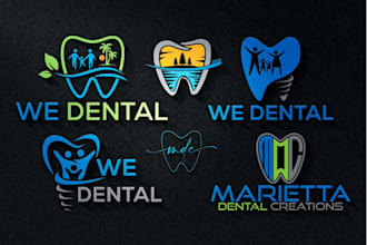 do a healthcare,dental,medical clinic and dentist logo