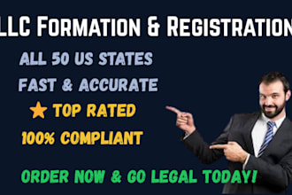 file and register your llc in any US state for new business formation