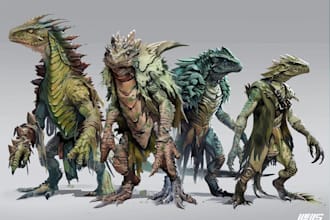draw fantasy or dnd creatures and monsters