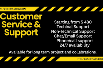 be your customer support