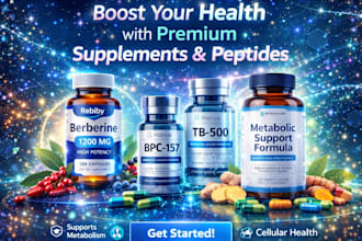 design peptide website supplement website research peptide website peptide store