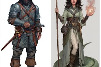 dnd character art and dnd character art