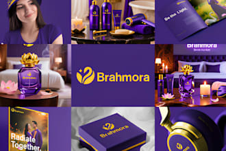 design business logo brand identity product branding kit package