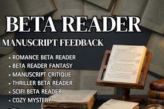 beta read dark fantasy cozy mystery beta reader thriller manuscript