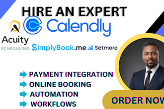 setup simplybook me calendly and zoom fresha square square website squarespace